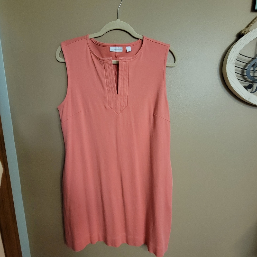 Dress XL coral color. New York & Co.